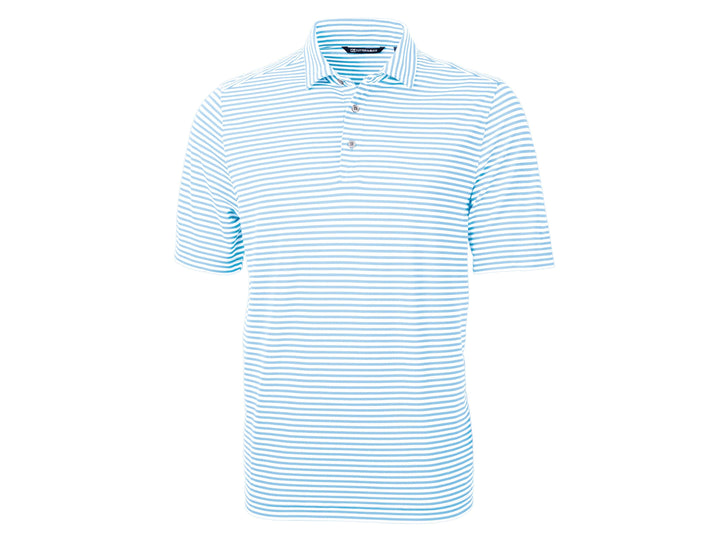Cutter & Buck Virtue Eco Pique Stripe Recycled Mens Polo