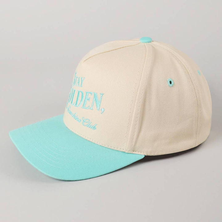 Stay Golden Sunshine Club Embroidery Trucker Hat