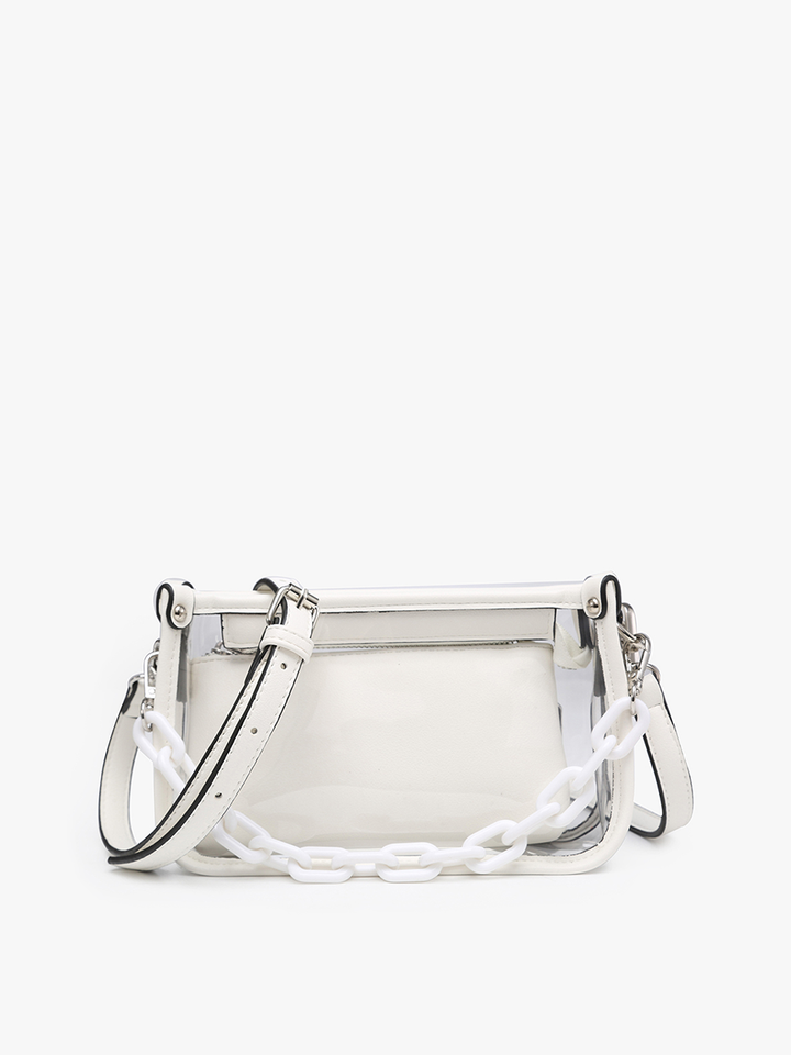 Jessica Clear Crossbody Bag – Chain Strap