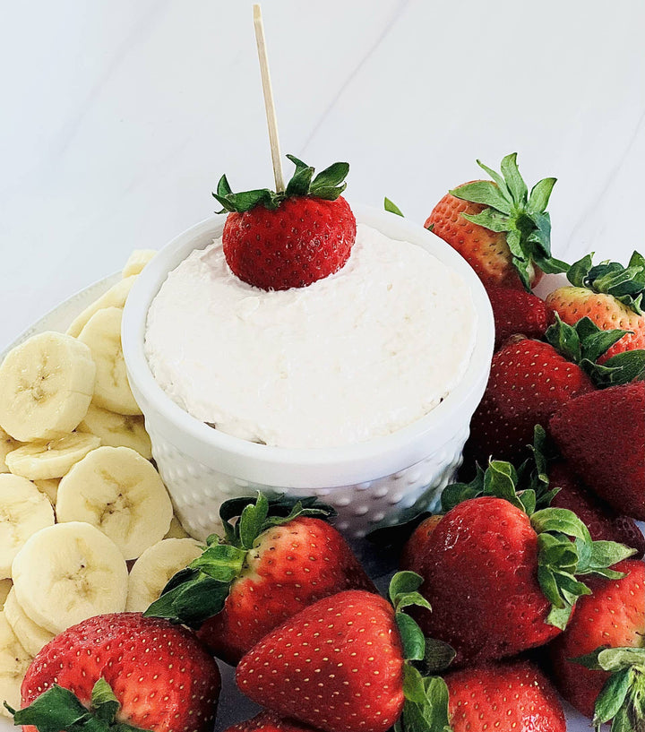 Valentine's Day Strawberries N Cream Cheesecake Dip Gift Box
