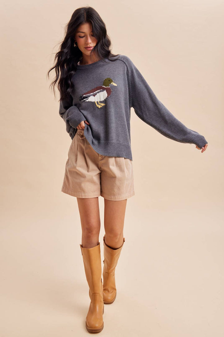 MALLARD DUCK KNITTED SWEATER