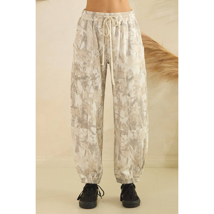 Printed French Terry Pants