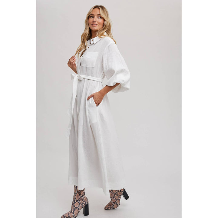 SLI4726 - MAXI SHIRT DRESS