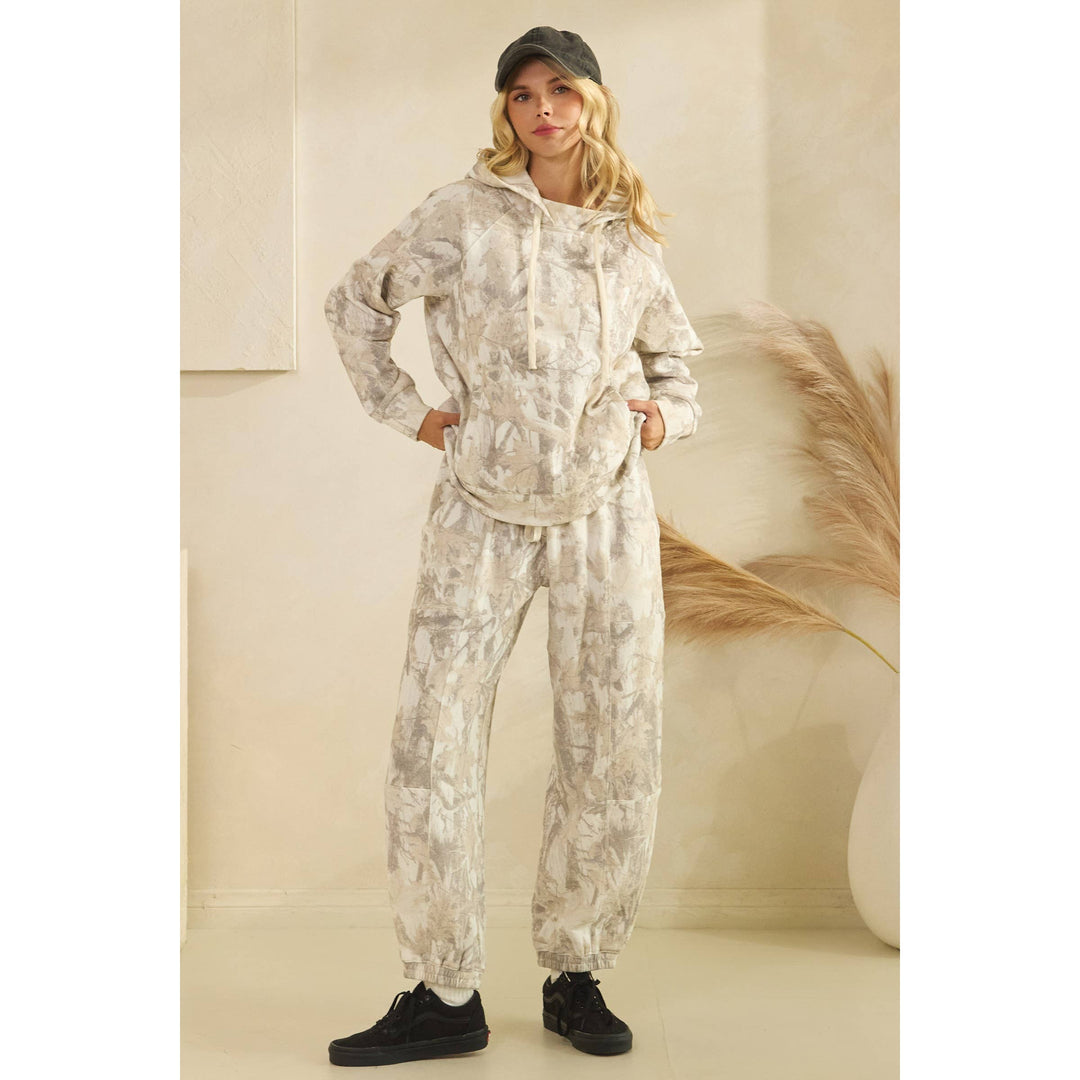 Printed French Terry Pants