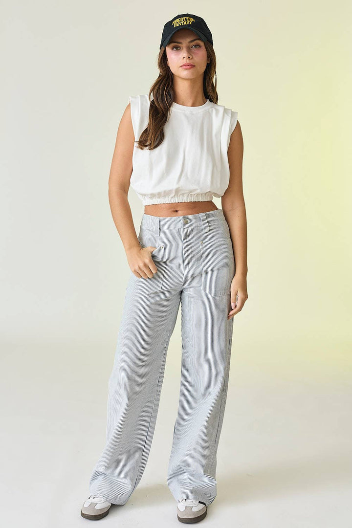 PP18037 - Kylie Pinstripe Pants