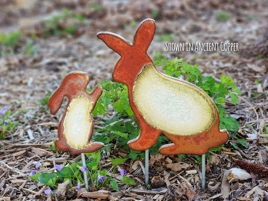 Baby Bunny Garden Stake - Large Outdoor Yard Art