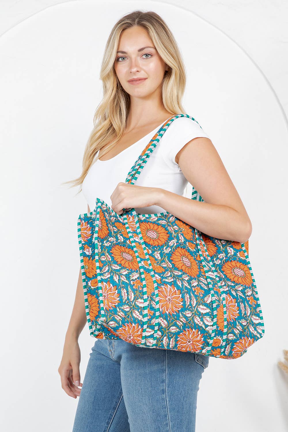 Quilted Tote Bag (BG-92)