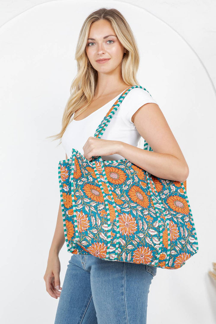 Quilted Tote Bag (BG-92)