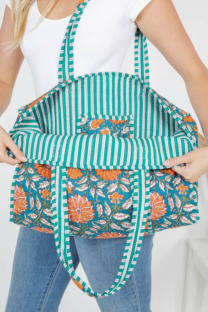 Quilted Tote Bag (BG-92)