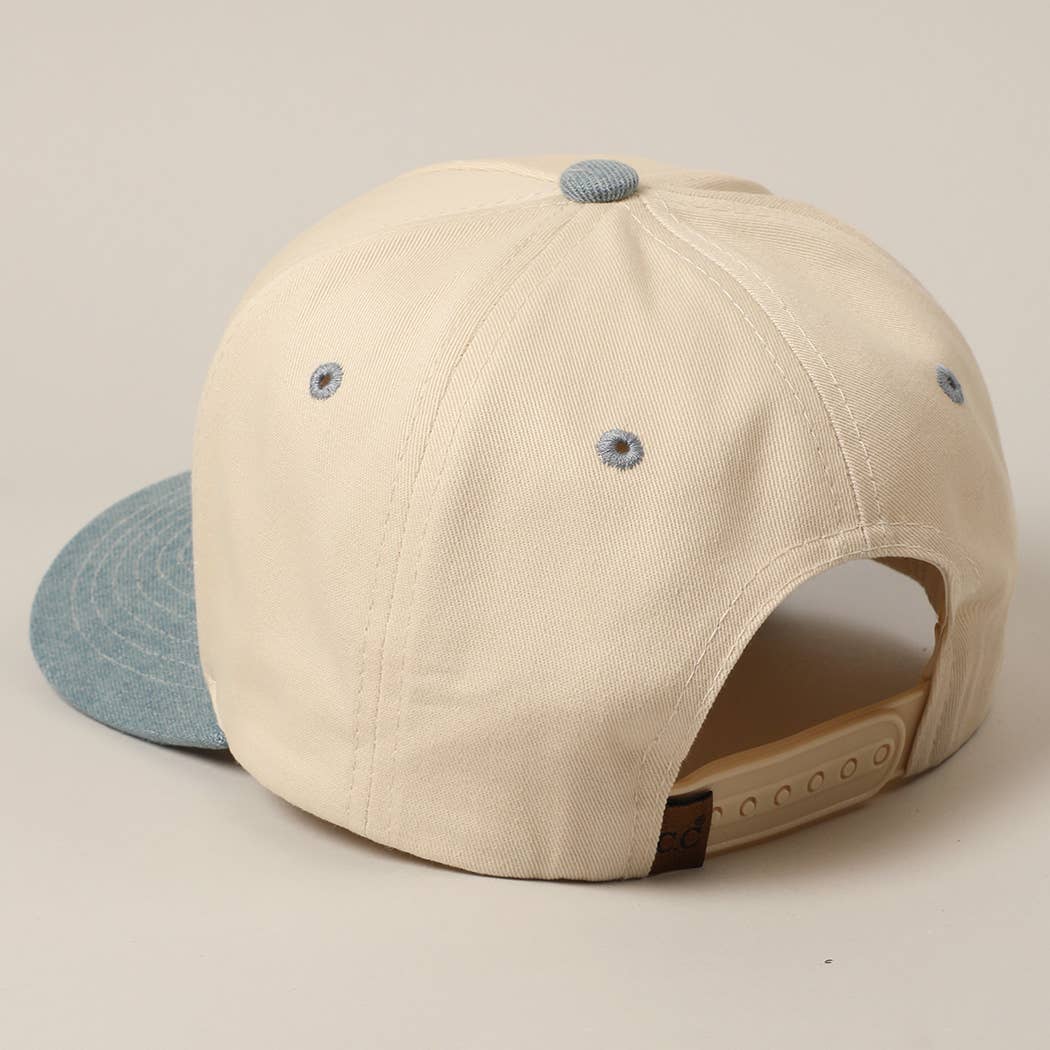 Be Kind Stay Wild Lettering Embroidery Trucker Hat