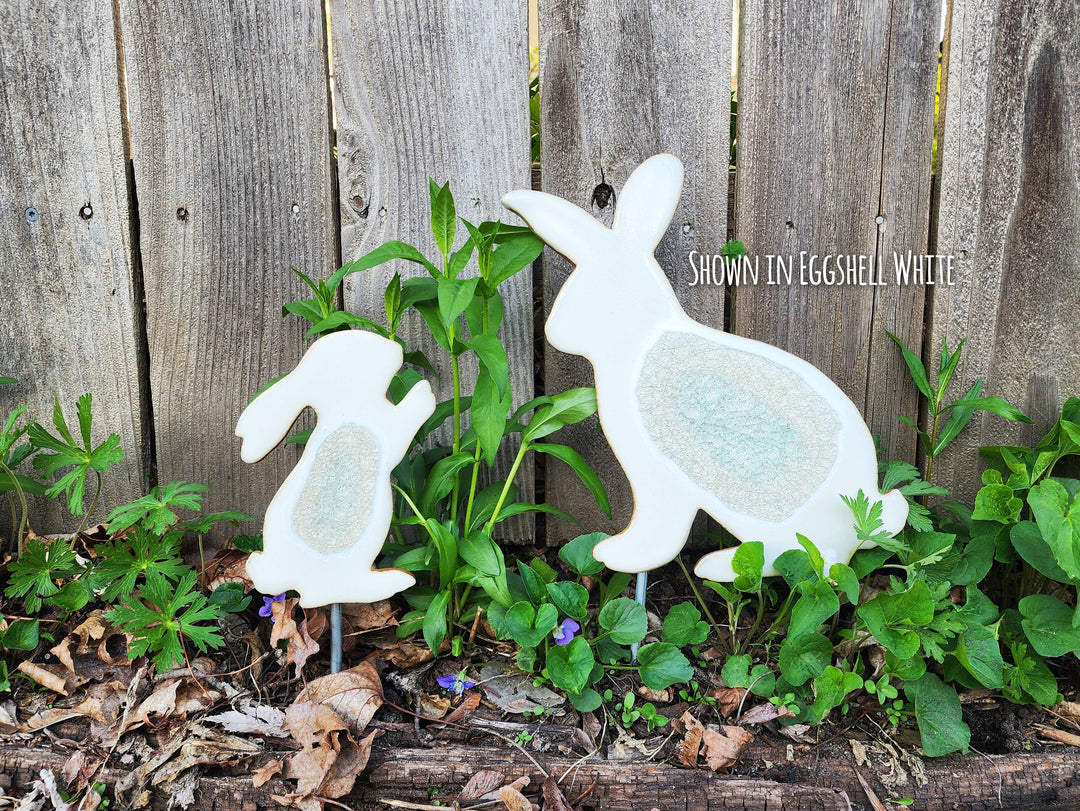 Baby Bunny Garden Stake - Large Outdoor Yard Art
