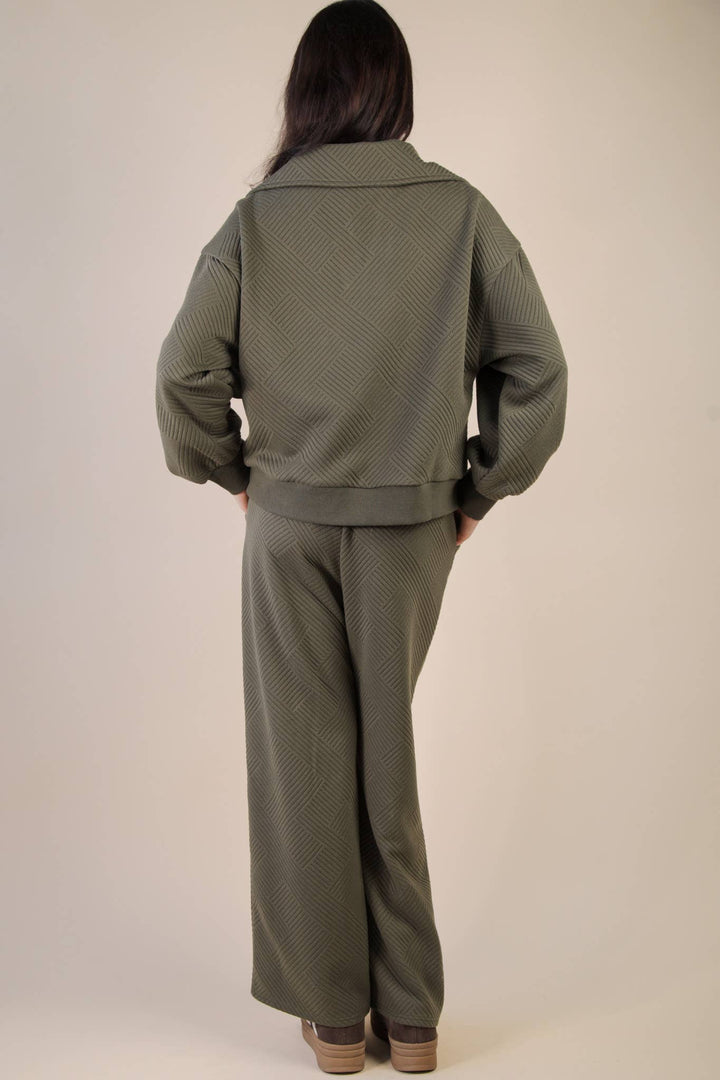 Very J Textured Knit Set