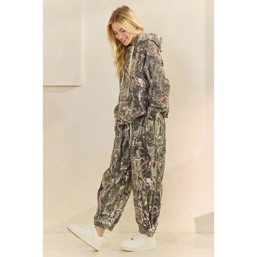 Printed French Terry Pants