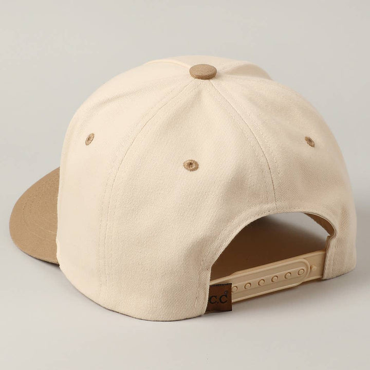 Sorry About My Wife / Husband Embroidery Two-Tone Canvas Cap