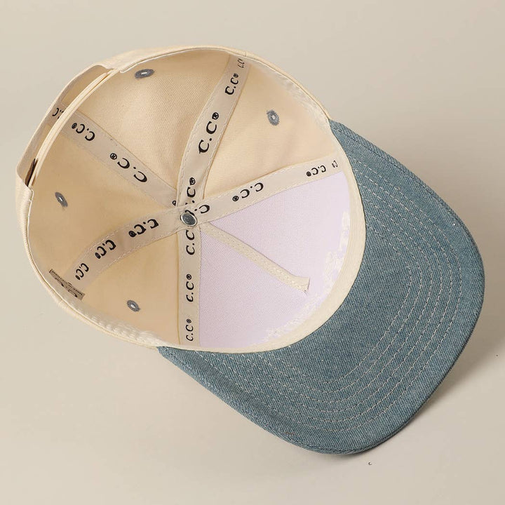 Be Kind Stay Wild Lettering Embroidery Trucker Hat