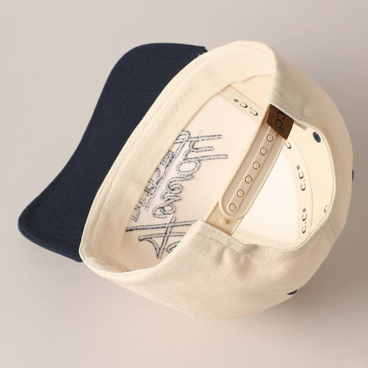 Howdy Dude Embroidery Two Tone Baseball Cap