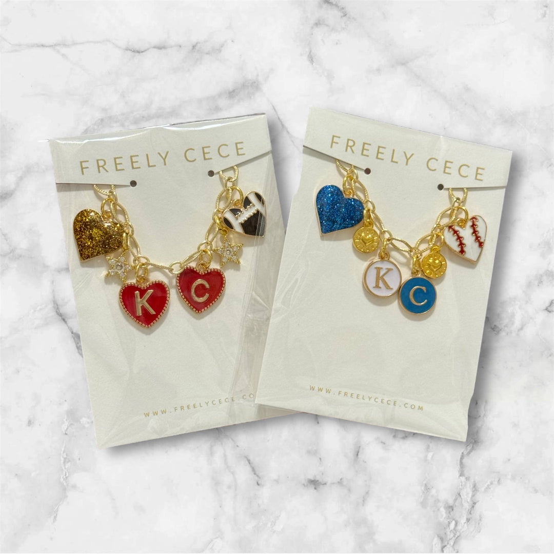 Game Day Trendy Custom Charm Necklaces