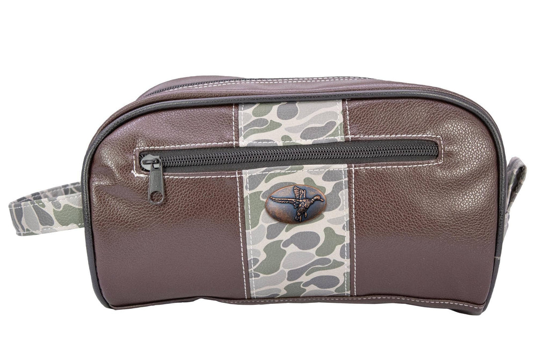 Mallard  Old School Camo Men's Toiletry Dopp Bag