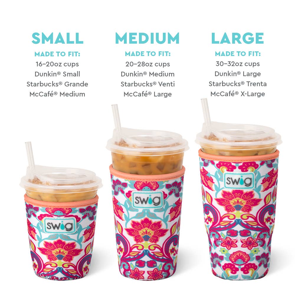 Flourish Iced Cup Coolie (Large)