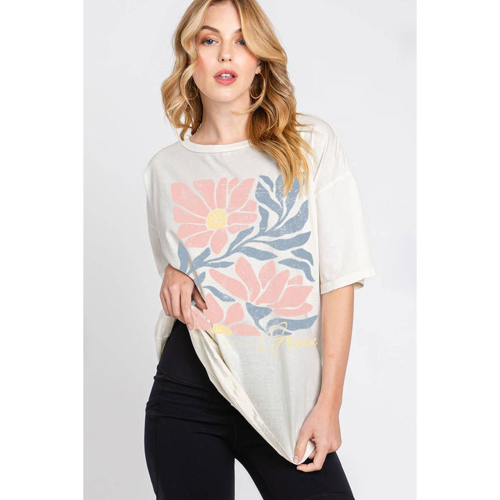 GROW WITH GRACE OVERSIZED GRAPHIC TEE