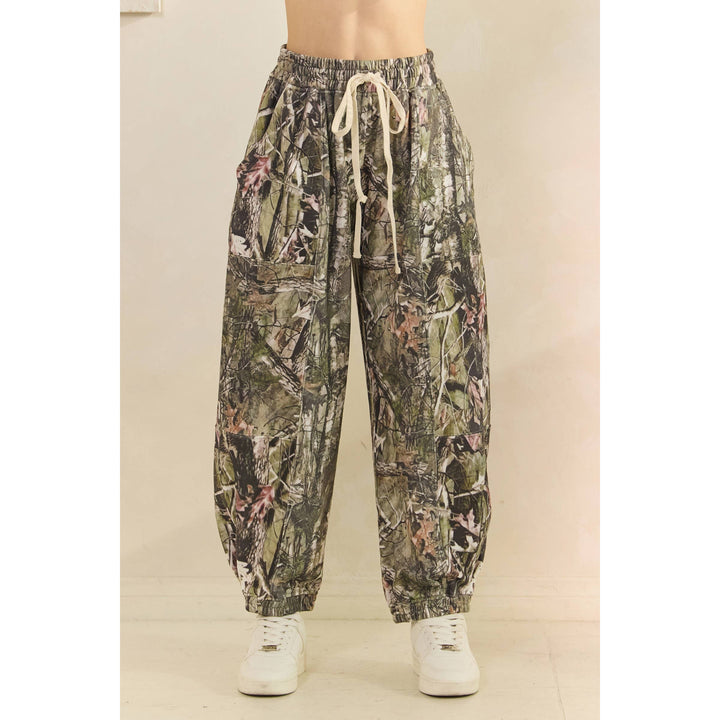 Printed French Terry Pants