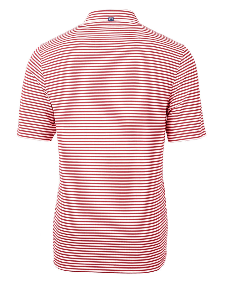 Cutter & Buck Virtue Eco Pique Stripe Recycled Mens Polo