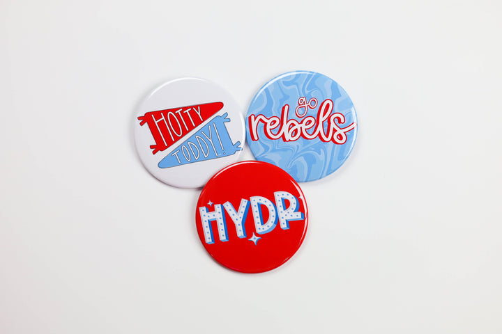 Ole Miss Game Day Buttons | Gameday Pins | College Football