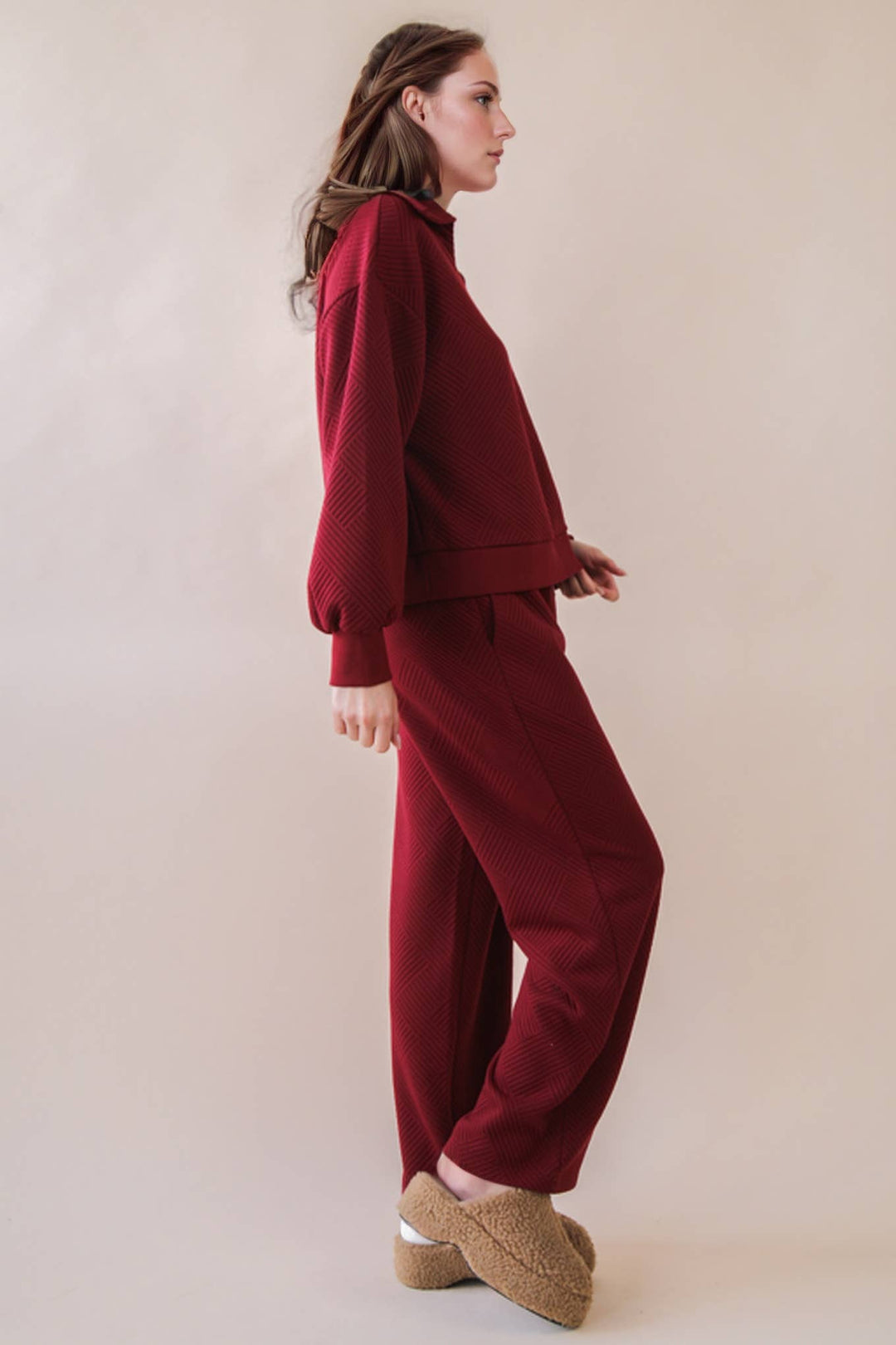 Very J Textured Knit Set