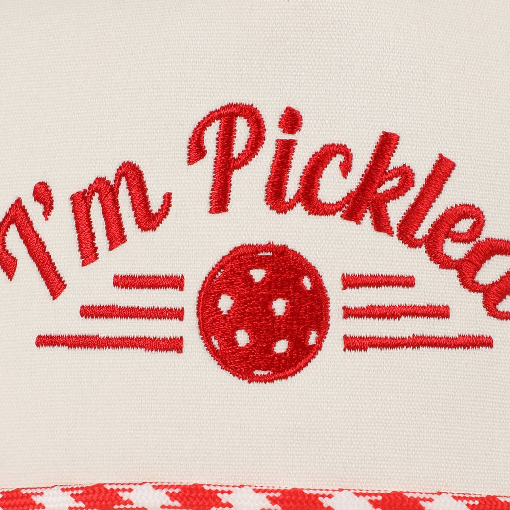 I'm Pickled Pickleball Embroidery Trucker Hat