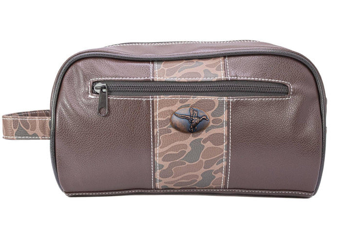 Mallard  Old School Camo Men's Toiletry Dopp Bag