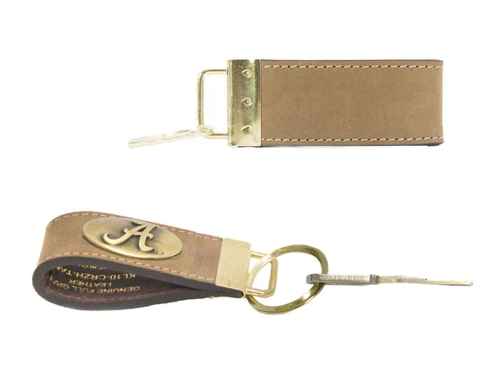 Collegiate Leather Key Fob Ole Miss