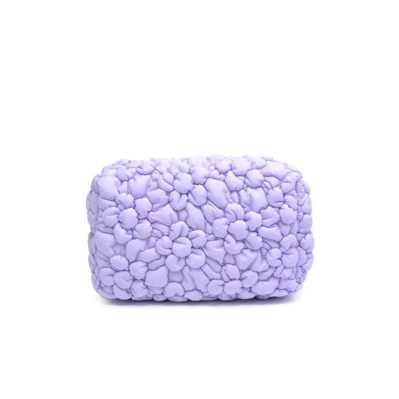 61028F Flora Pop Nylon Cosmetic Pouch