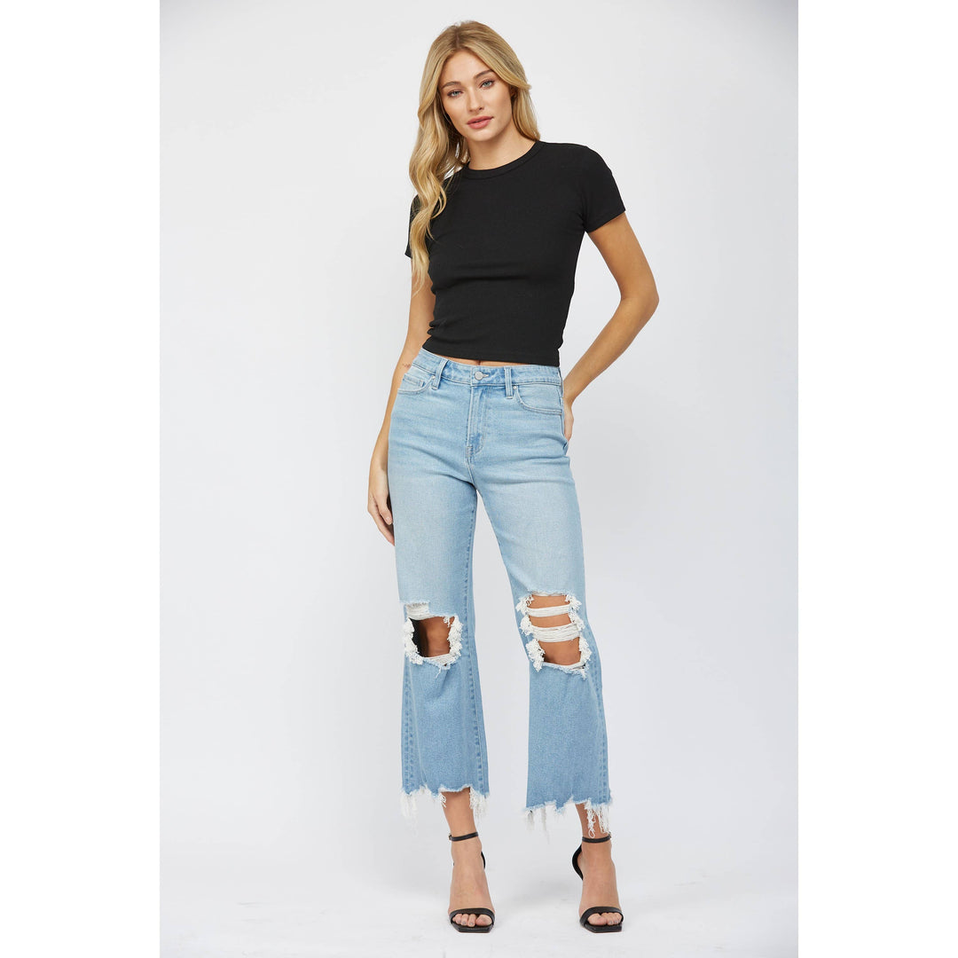 90S VINTAGE CROP FLARE