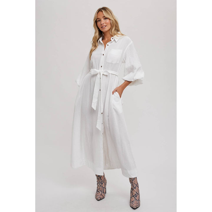 SLI4726 - MAXI SHIRT DRESS