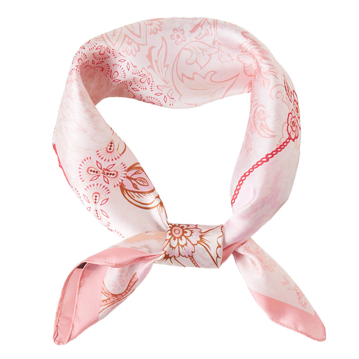 Abstract Floral Print Bandana Summer Scarf