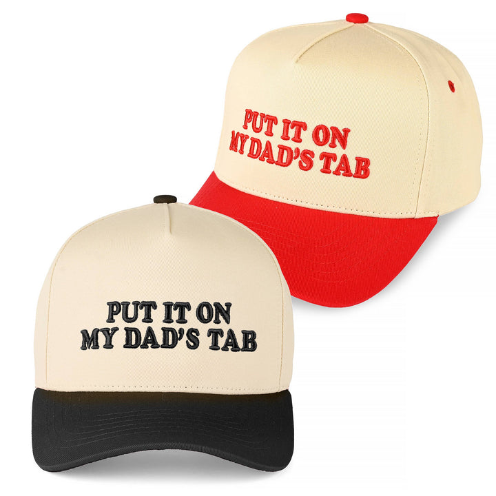 C.C PUT IT ON MY DAD'S TAB Letter Trucker Hat