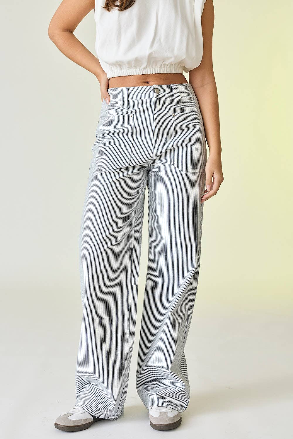 PP18037 - Kylie Pinstripe Pants