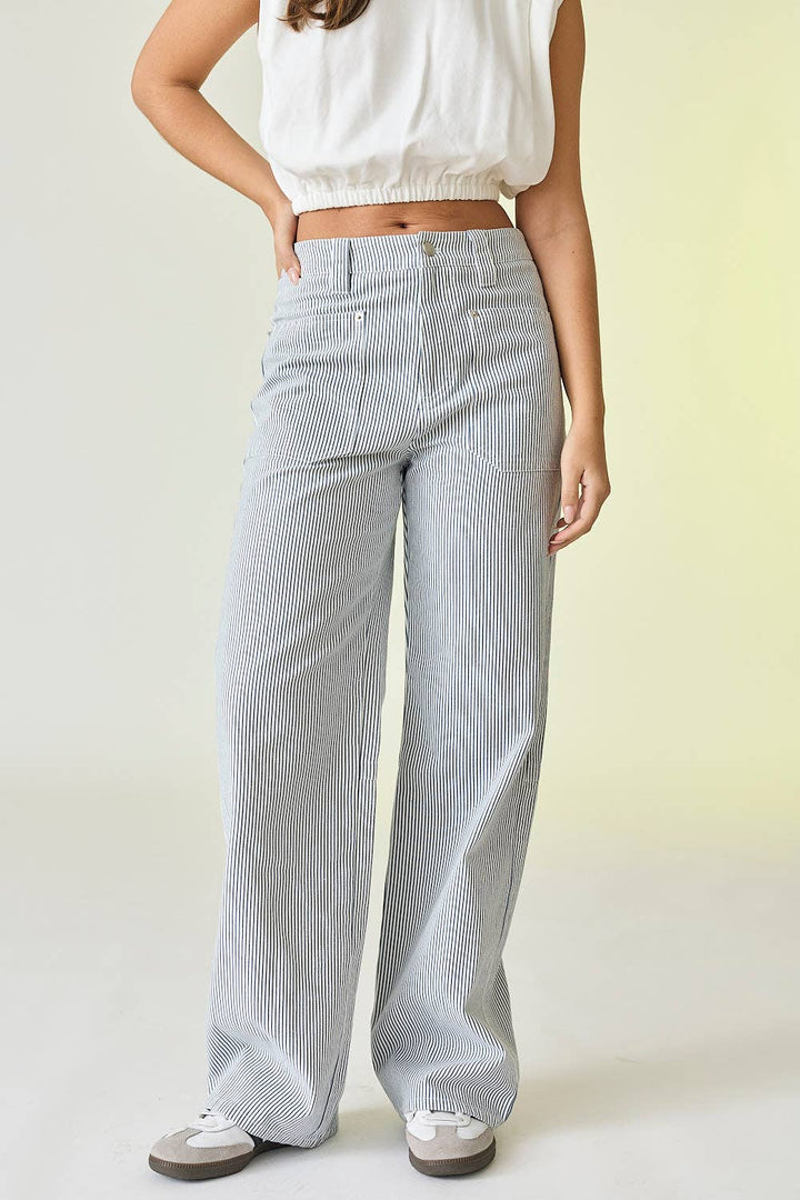 PP18037 - Kylie Pinstripe Pants