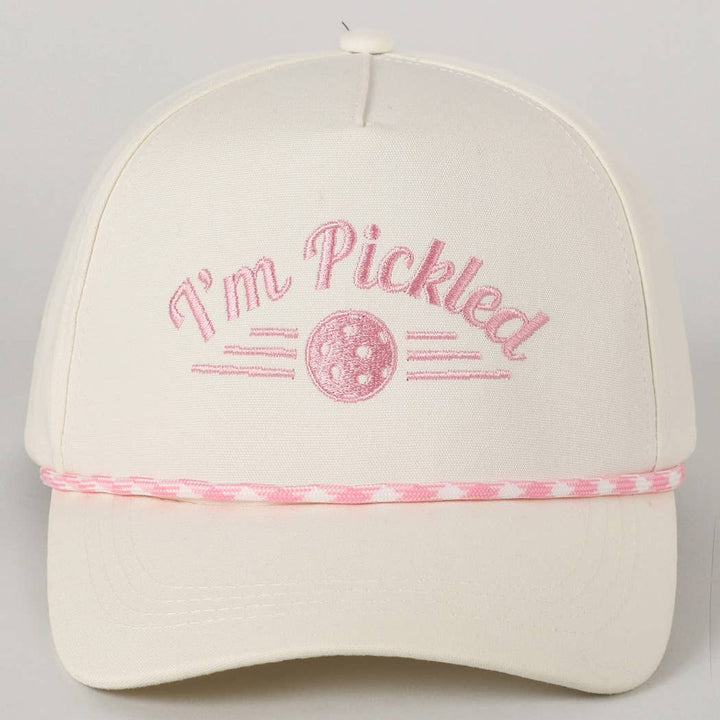 I'm Pickled Pickleball Embroidery Trucker Hat