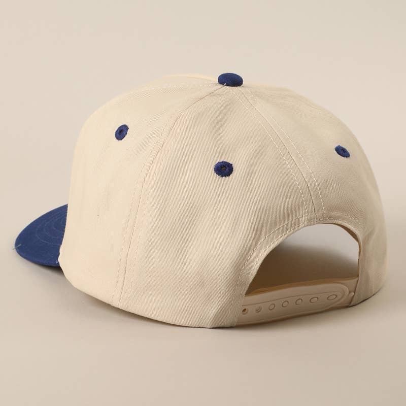 BASEBALL Upside Down Lettering Embroidery Cap