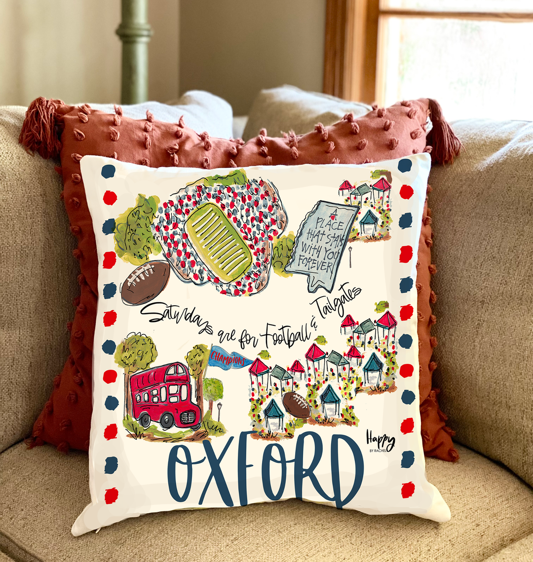 Oxford, MS Double Sided Pillow