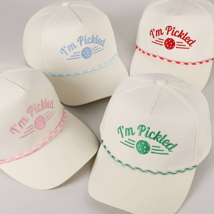 I'm Pickled Pickleball Embroidery Trucker Hat