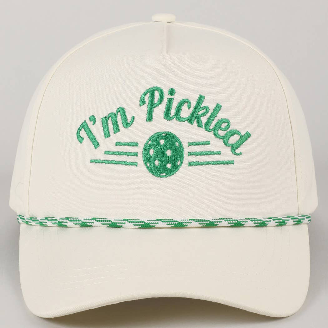 I'm Pickled Pickleball Embroidery Trucker Hat