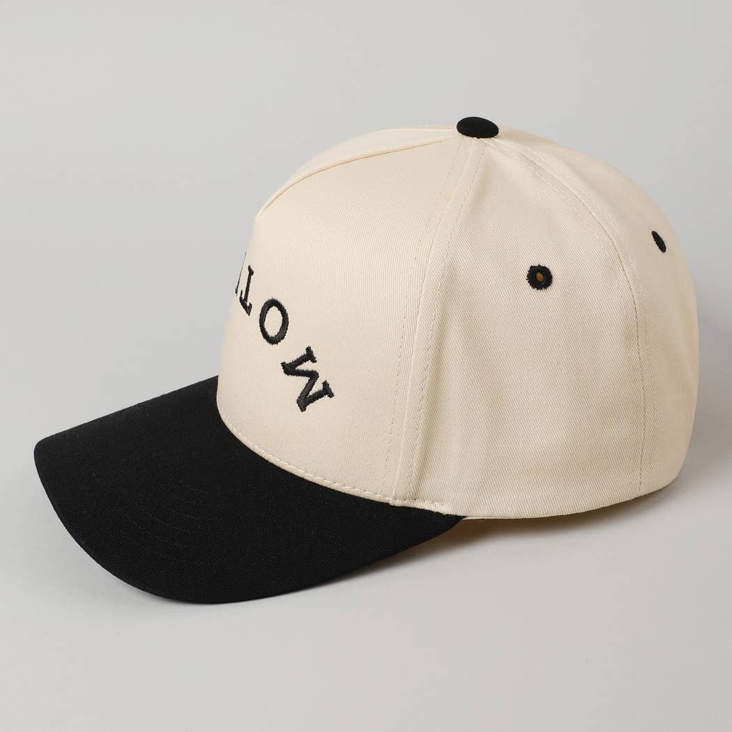 MOTHER Upside Down Lettering Embroidery Cap