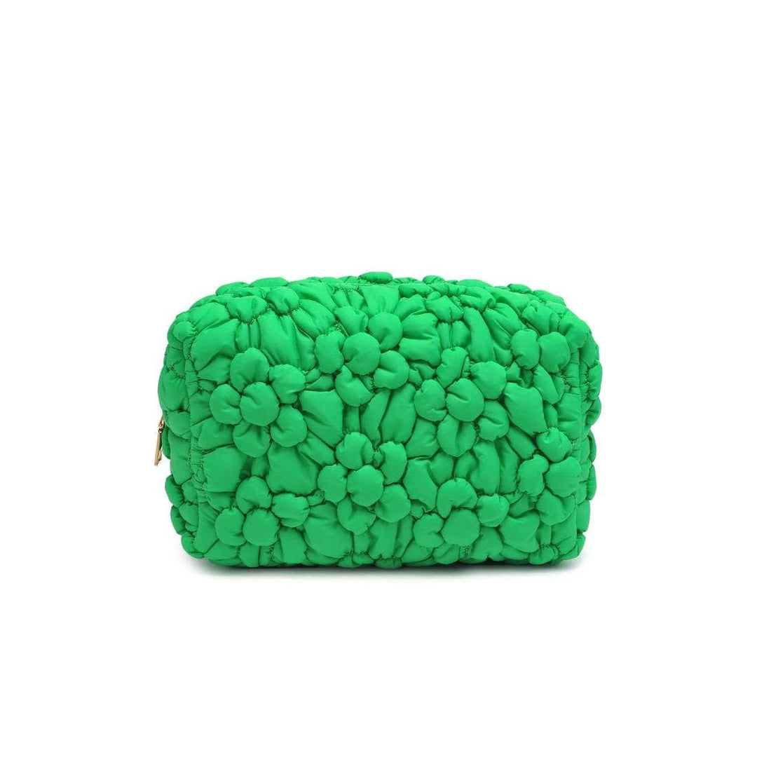 61028F Flora Pop Nylon Cosmetic Pouch