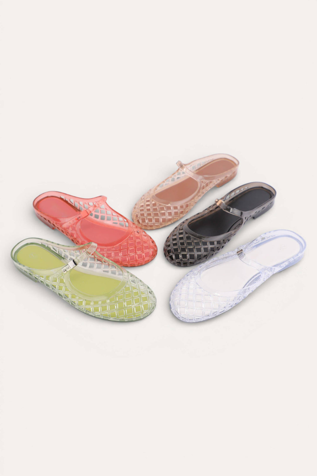 JELLYBEE-1 JELLY MARY JANE FLAT SANDAL