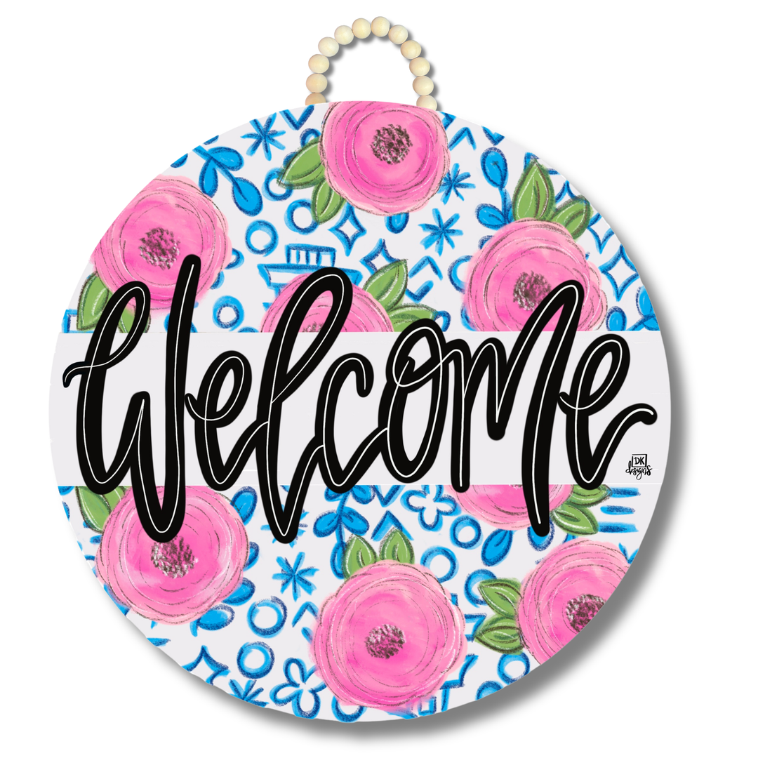 DK Chinoiserie Round Door Hanger