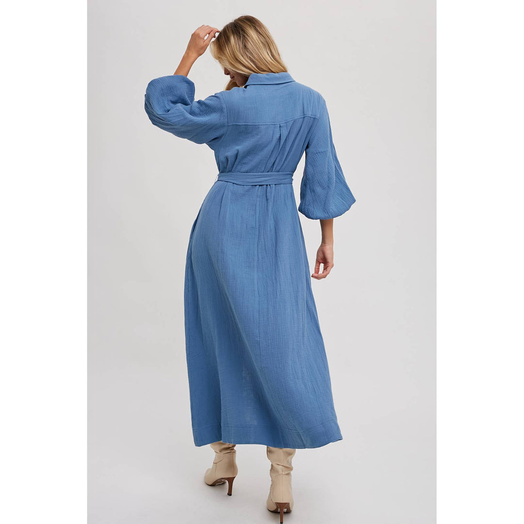 SLI4726 - MAXI SHIRT DRESS
