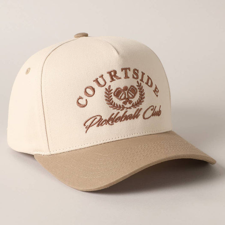 Courtside Pickleball Club Two Tone Trucker Hat