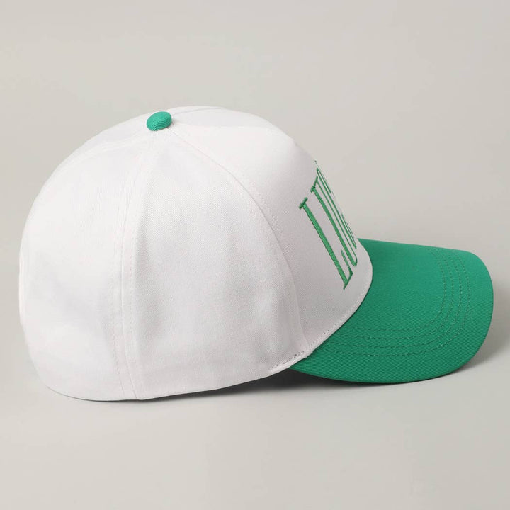LUCKY Embroidery Two-Tone Baseball Cap